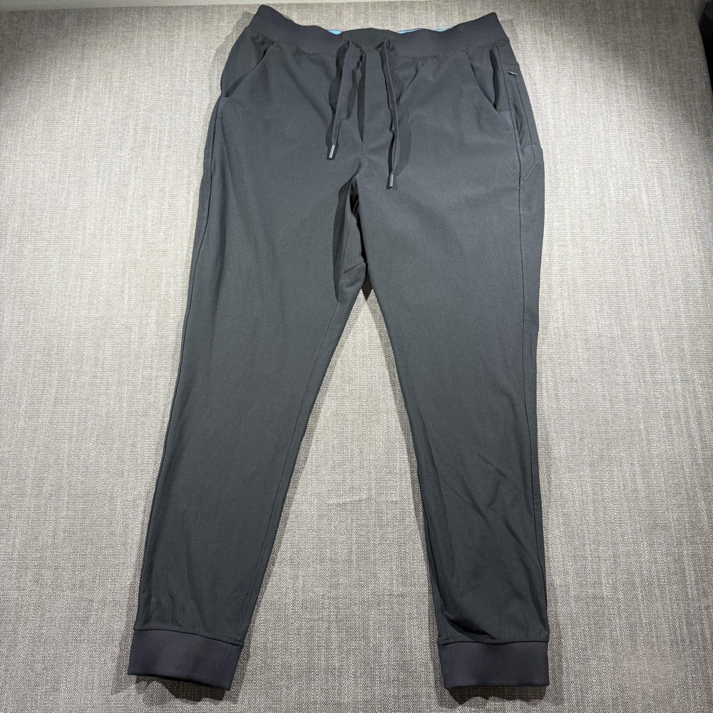 Birddogs Jogger Pants Mens XL Gray Athletic Lined Elastic Waist Tapered Running